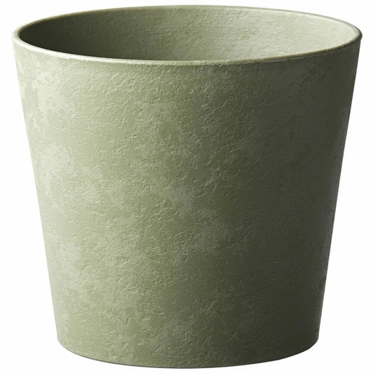 Poétic Gaia Marbled, flowerpot, flower tub, flower pot, planter, plastic, khaki, Ø 14.5 cm, PGAPMA15KA