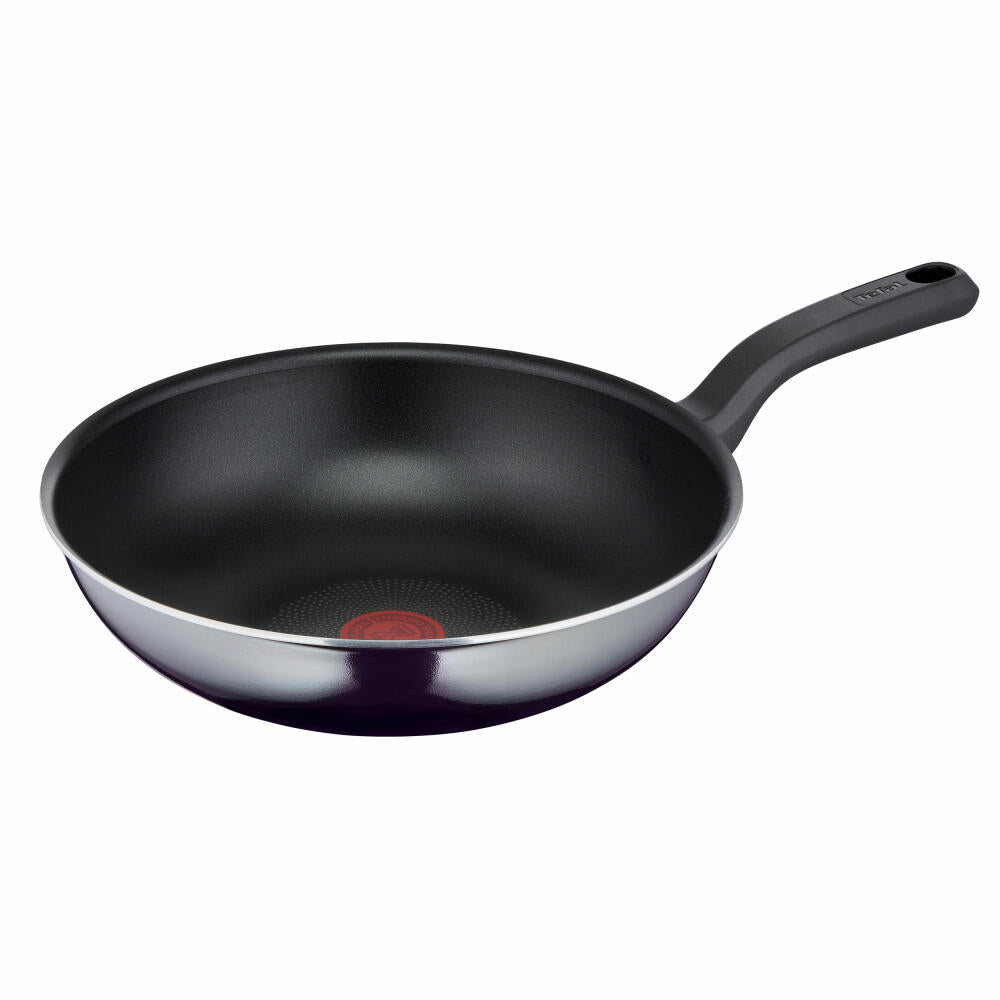 Tefal Resist Wokpfanne, Wok Pfanne, Antihaftversiegelung, Aluminium, Ø 28 cm, D52619