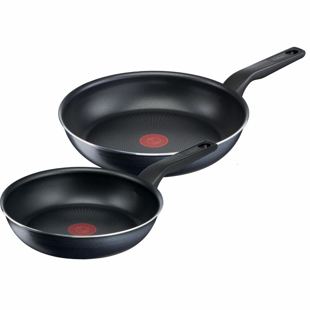 Tefal XL Force Pfannenset, 2-tlg., Pfannen, Pfanne, Bratpfanne, Aluminium, C38590