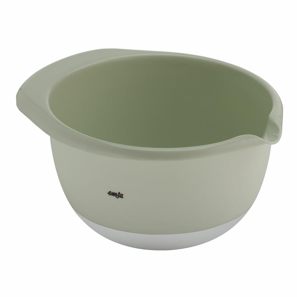 Emsa Rührschüssel Prep & Bake, PP-Kunststoff, TPR, Grün, Grau, 2.8 L, K32428