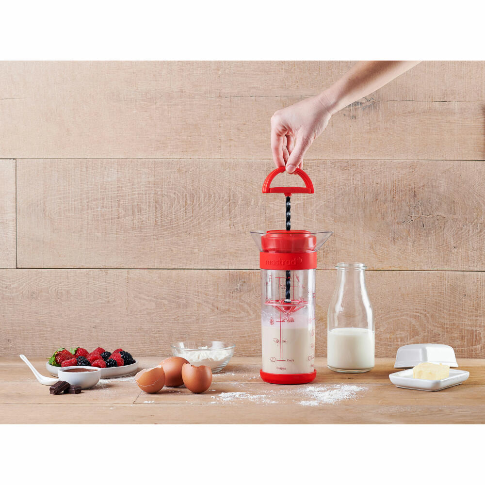 Mastrad Twist N Mix Crêpe Mix mixing cup for crepe preparation, plastic, F38610