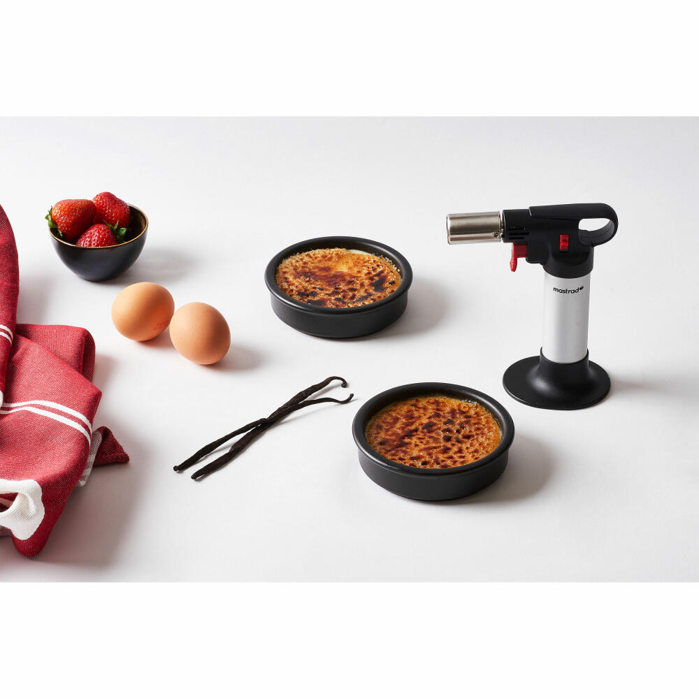 Mastrad kitchen burner, flambé burner, gas burner, plastic, black, F46700