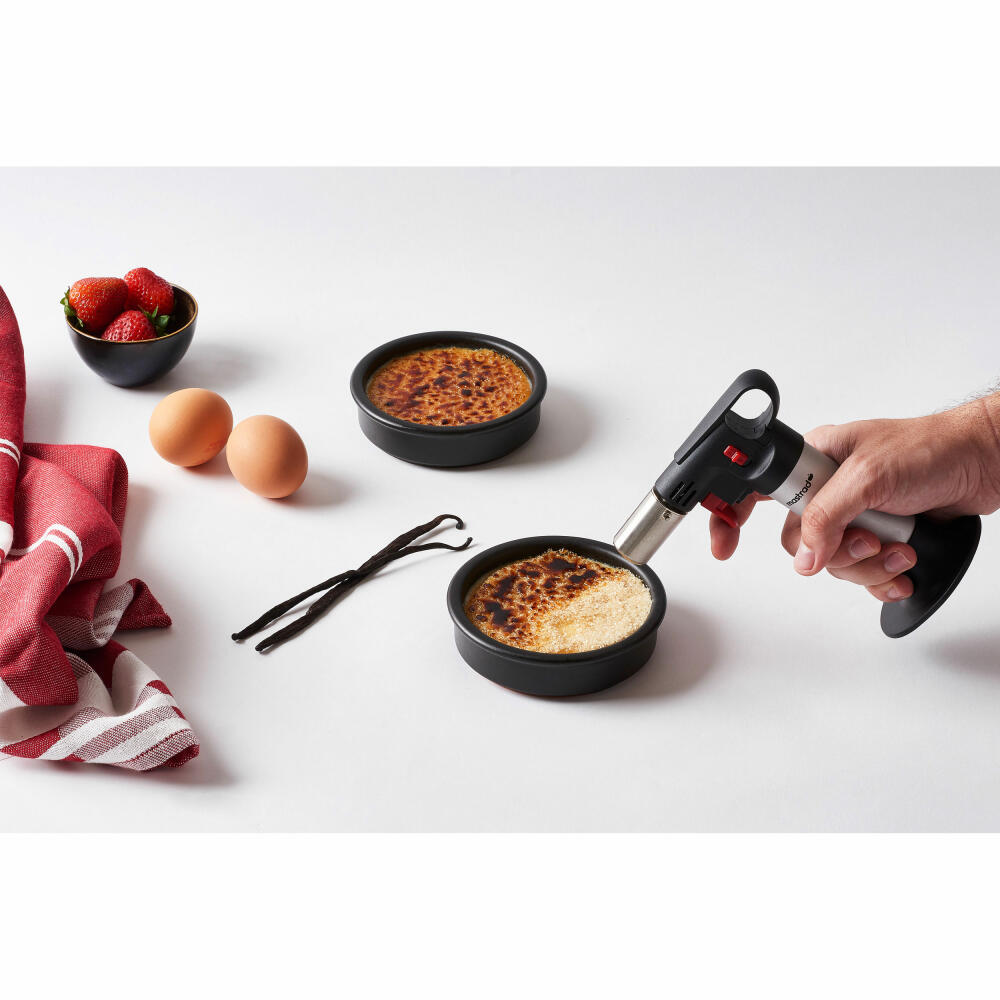 Mastrad kitchen burner, flambé burner, gas burner, plastic, black, F46700