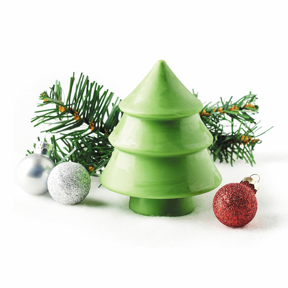 Mastrad 3 molds for chocolate fir trees, chocolate mold, chocolate mold, plastic, transparent, F48292