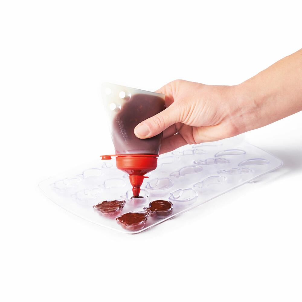 Mastrad Form für Meeresfrüchte aus Schokolade, Schokoladenform, Schokoform, Kunststoff, Transparent, F48300