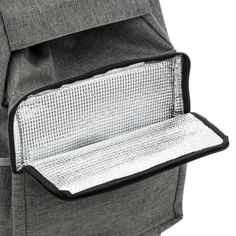 5five Simply Smart Shopping Trolley Nomade Grey, Steel, Polyester, Grey, 164795A
