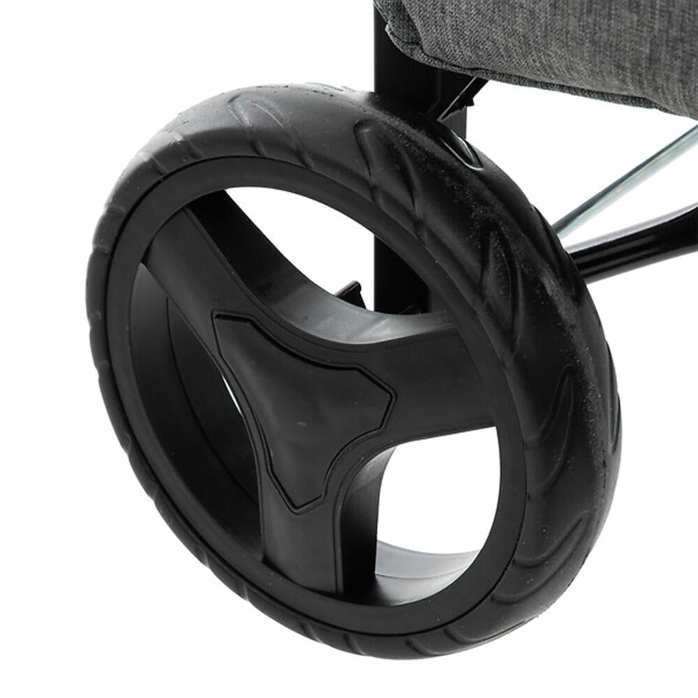 5five Simply Smart Shopping Trolley Nomade Grey, Steel, Polyester, Grey, 164795A