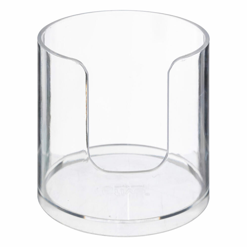 5five Simply Smart cosmetic storage container Selena 2-in-1 for cotton pads and sticks, plastic, bamboo, 18.4 cm, 174862