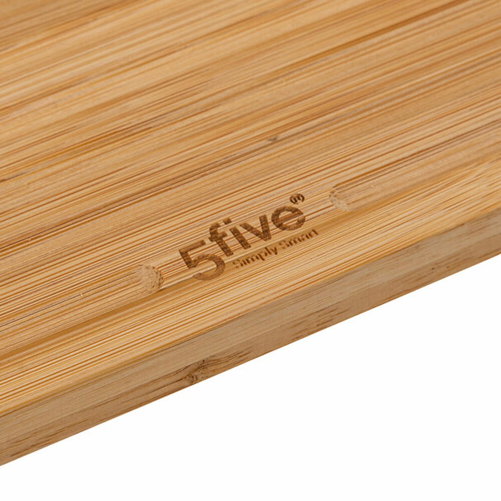5five Simply Smart cutting board set 2-piece, kitchen boards, bamboo, beige, 35 x 25 &amp; 22 x 15 cm, 189798