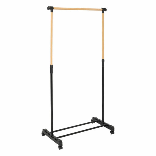 5five Simply Smart Kleiderständer, Kleiderstange, auf Rollen, Ausziehbar, Stahl / Kunststoff, H 166 cm, 203117