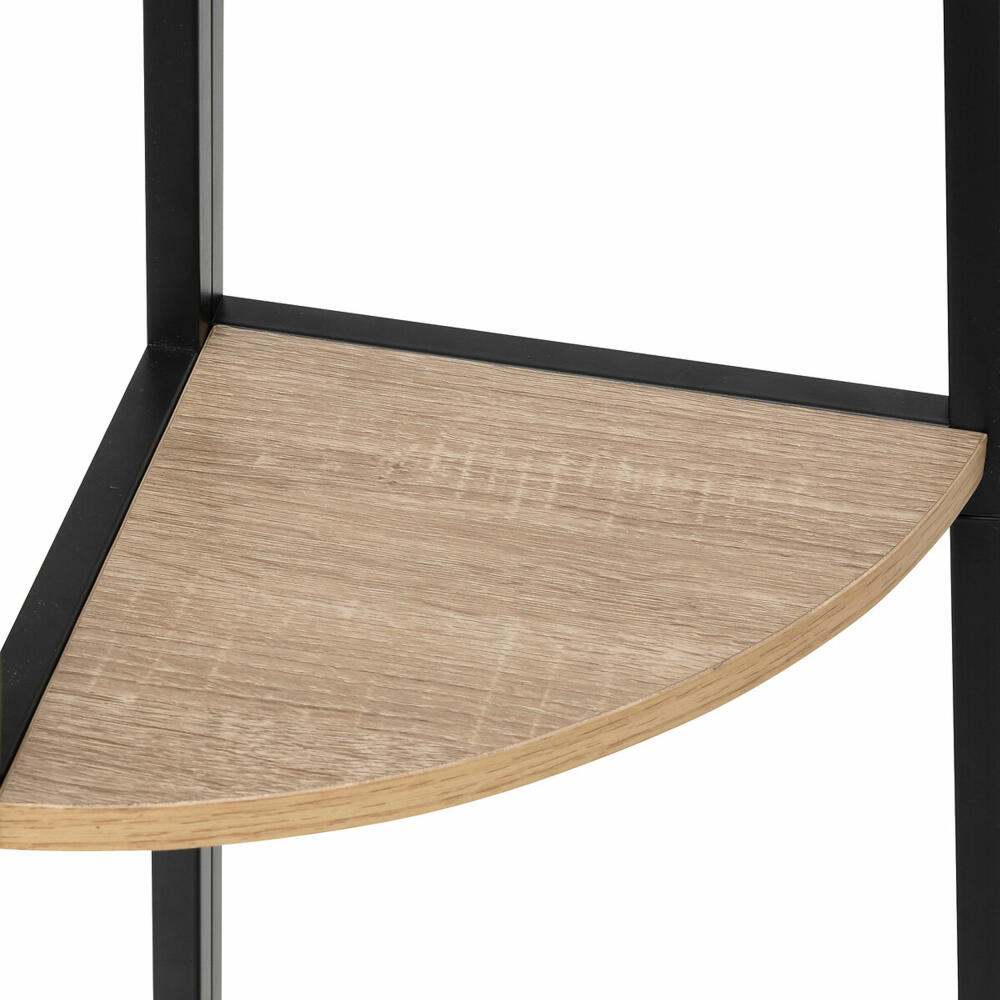 5five Simply Smart Eckregal Aliaj, Regal, 5 Ebenen, Stahl / Spanplatte, H 180 cm, 193585