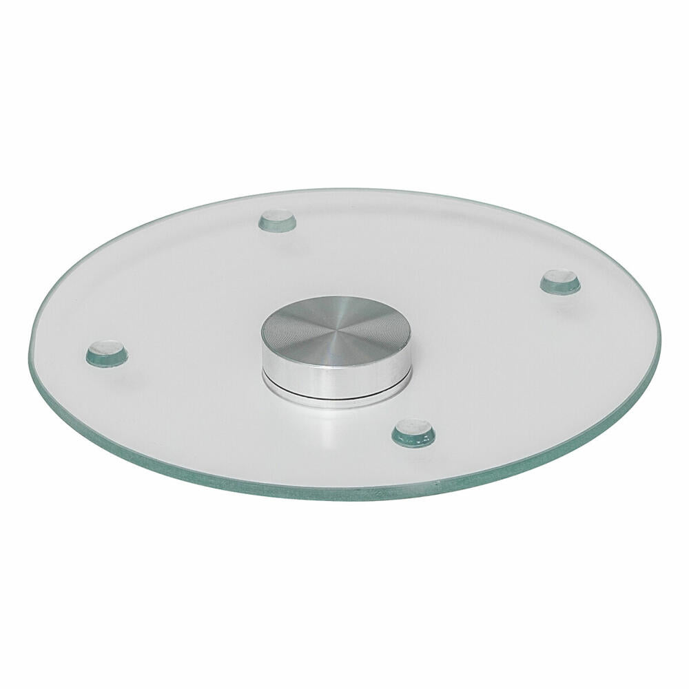 5five Simply Smart Drehteller Marb, Drehplatte, Servierteller, Käseplatte, Glas, 31.9 cm, 204638