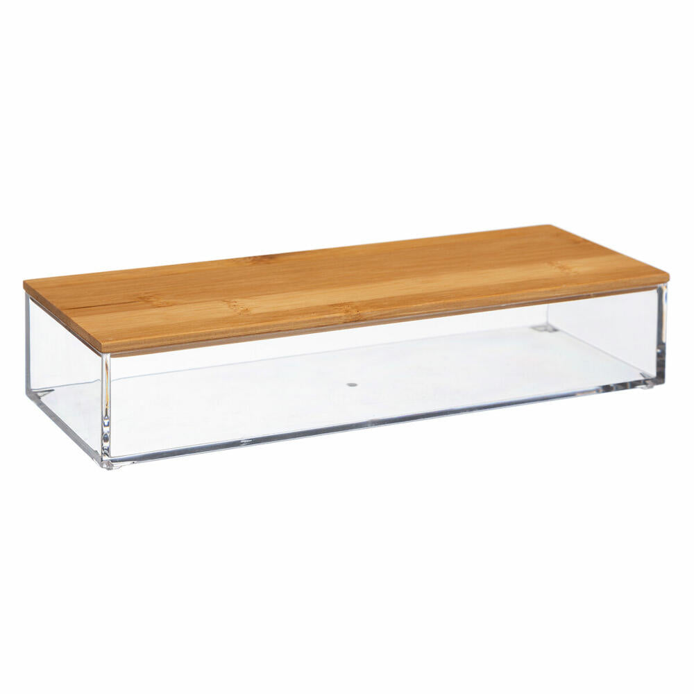 5five Simply Smart cosmetic storage box Selena M with bamboo lid, plastic, 161080