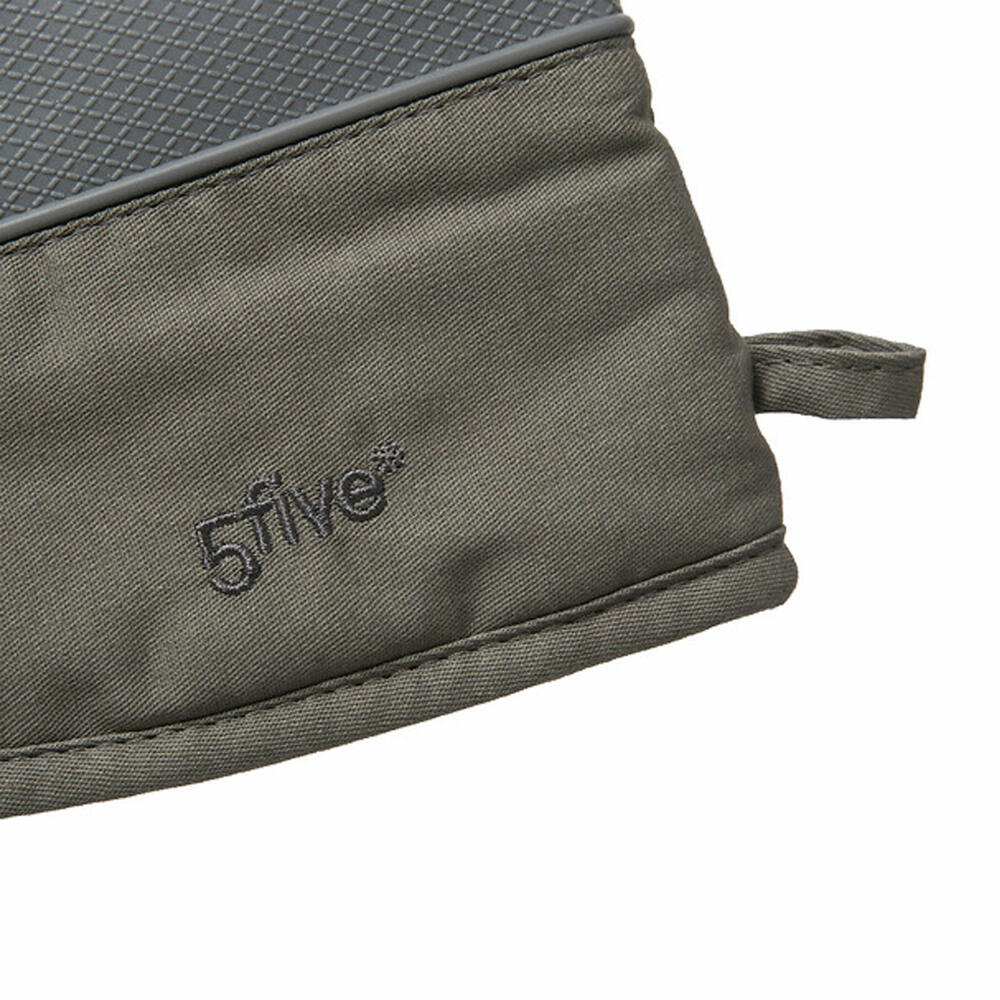 5five Simply Smart Oven Gloves Premium, Cooking Gloves, Silicone, Cotton, Grey, 151365