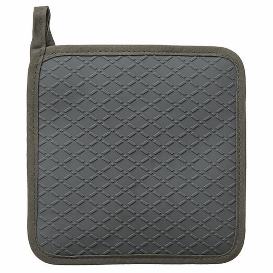 5five Simply Smart Topflappen Premium, Topfhandschuh, Silikon, Baumwolle, Grau, 151366