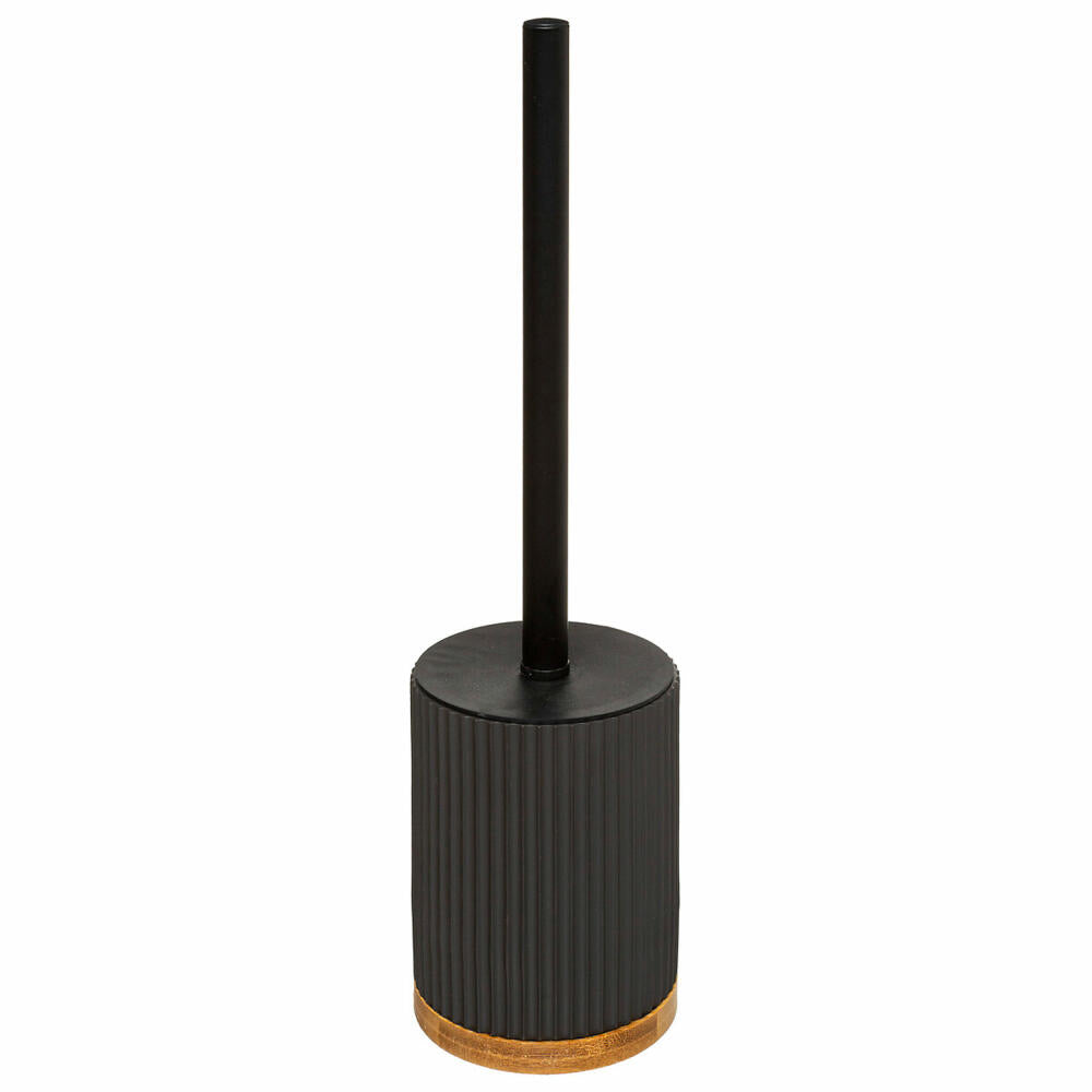 5five Simply Smart WC-Bürste Modern Color, Toilettenbürste, Materialmix, Schwarz, 174543B
