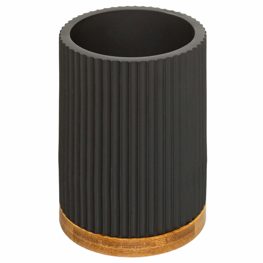 5five Simply Smart WC-Bürste Modern Color, Toilettenbürste, Materialmix, Schwarz, 174543B