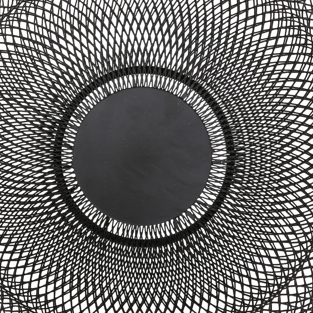 5five Simply Smart Aufbewahrungskorb Mesh, Obstkorb, Dekoschale, Metall, Schwarz, 27 cm, 125128A