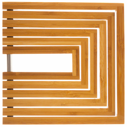 5five Simply Smart Ausklappbarer Untersetzer, Topf- und Pfannenuntersetzer, Bambus, max. 34.5 x 19 cm, 150086