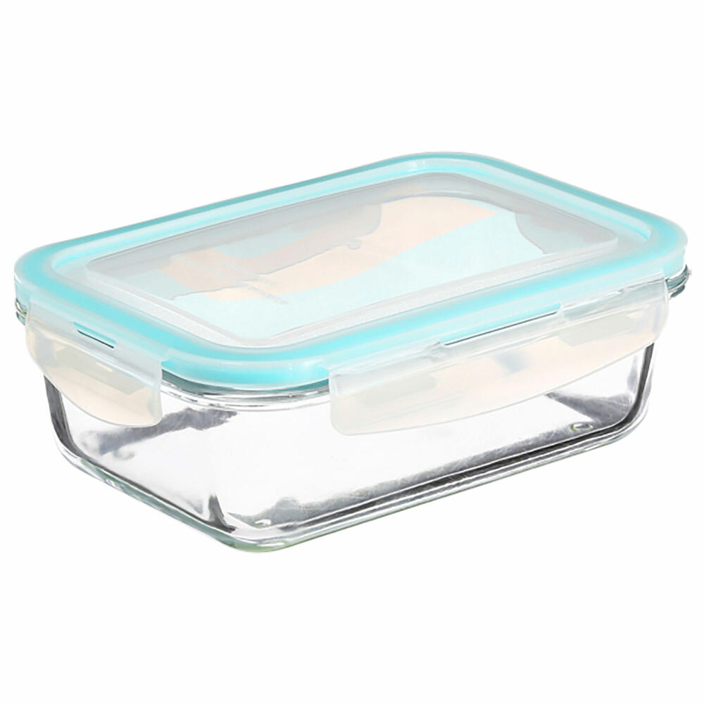 5Five Simply Smart ClipEat food storage container set, 3 pieces, airtight storage containers, glass, 330 ml + 800 ml + 1.7 L, 146512