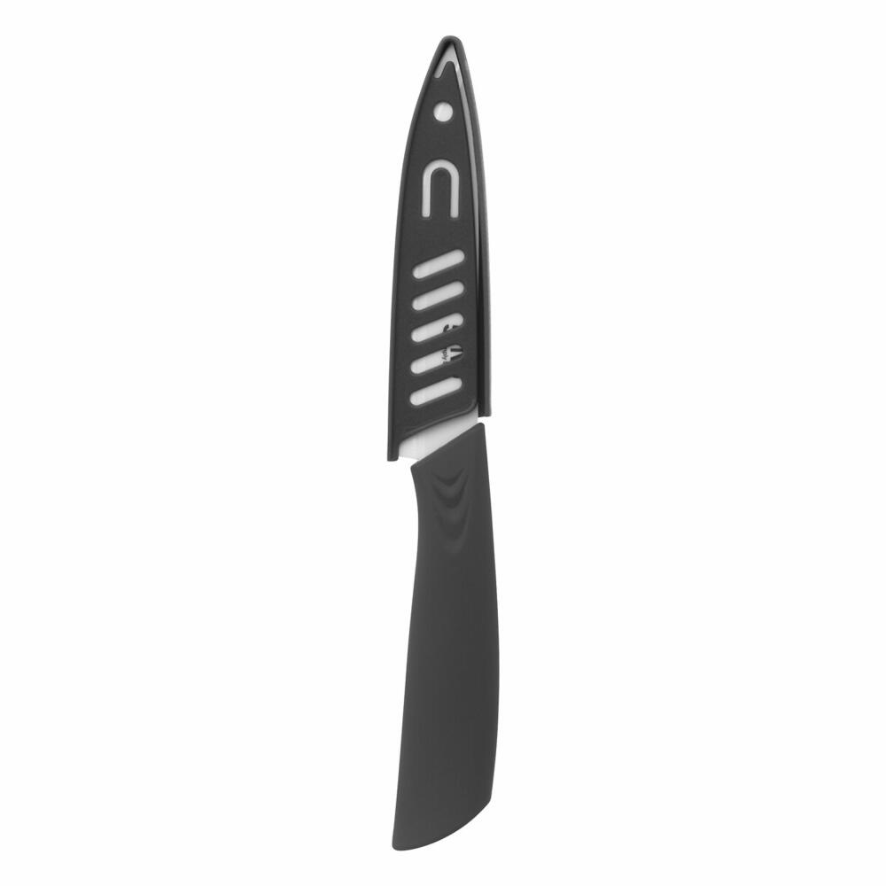 5five Simply Smart Keramik-Schälmesser Zirco, Keramik, Kunststoff, Grau, Klinge 10 cm, 146631