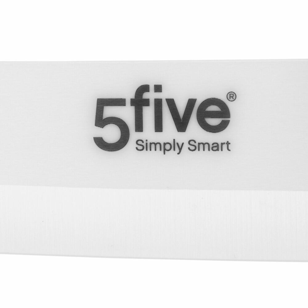 5five Simply Smart Keramik-Schälmesser Zirco, Keramik, Kunststoff, Grau, Klinge 10 cm, 146631