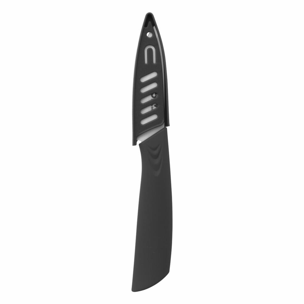5five Simply Smart Keramik-Schälmesser Zirco 2er Set, Keramik, PP-Kunststoff, Grau, Klinge 7.7 cm, 146635