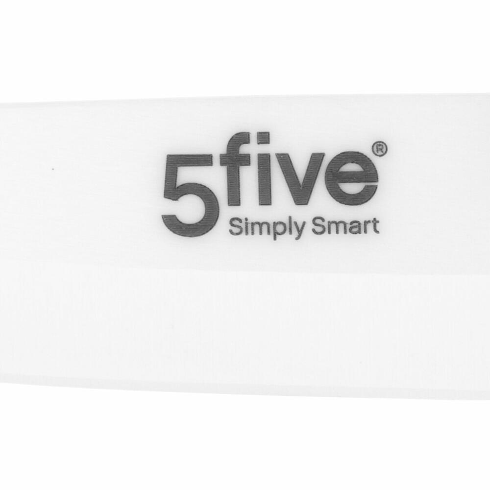 5five Simply Smart Keramik-Schälmesser Zirco 2er Set, Keramik, PP-Kunststoff, Grau, Klinge 7.7 cm, 146635