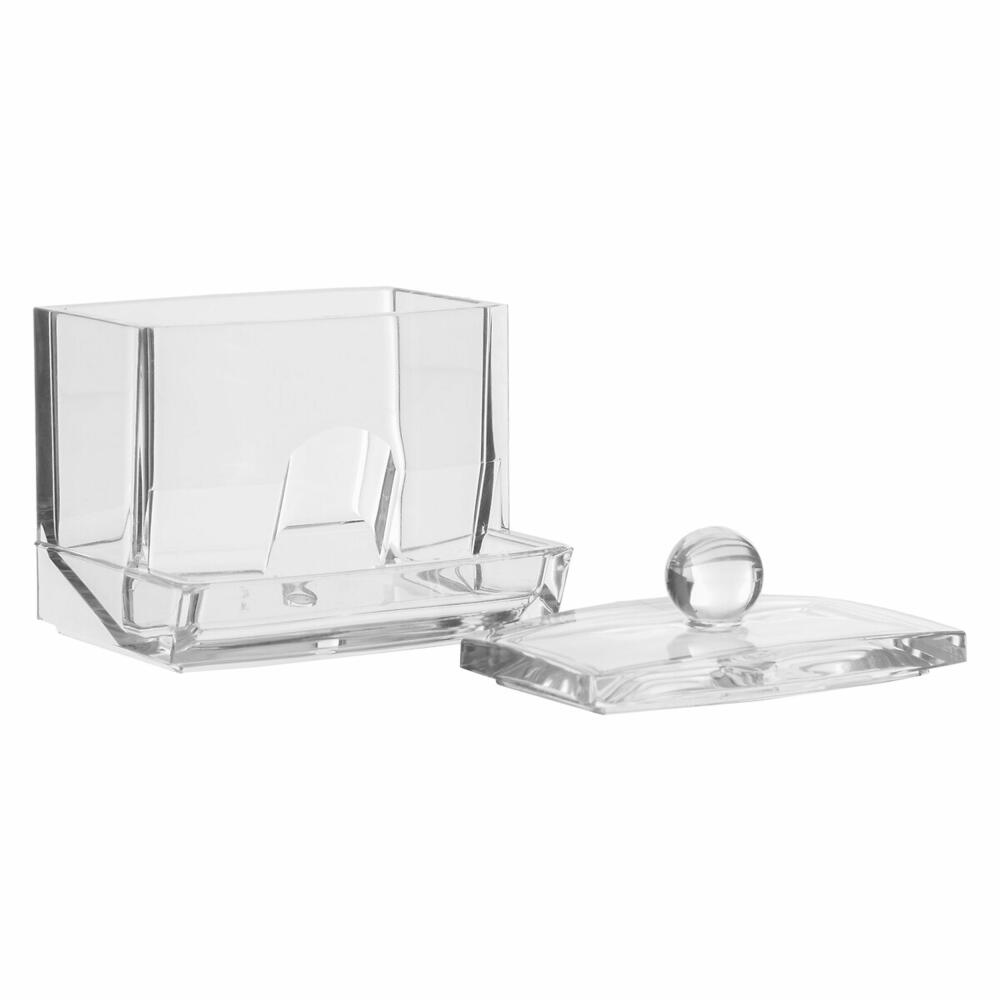 5five Simply Smart Cotton Swab Dispenser Selena, Cosmetic Dispenser, Plastic, 9 x 8 x 9.9 cm, 155904