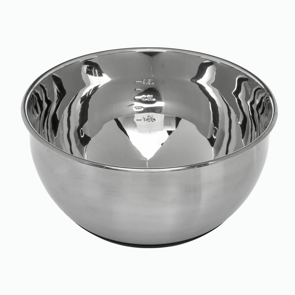 5five Simply Smart salad spinner with lever, stainless steel, plastic, silver, 3.5 liters, 151013