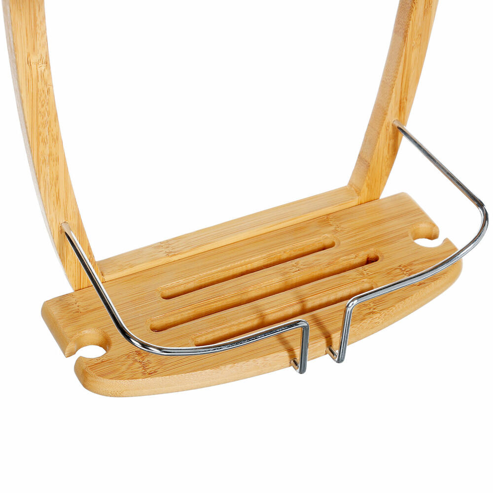 5five Simply Smart Hänge-Duschregal mit 2 Fächern, Bambus, Stahl, Beige, 58 cm, 540724233