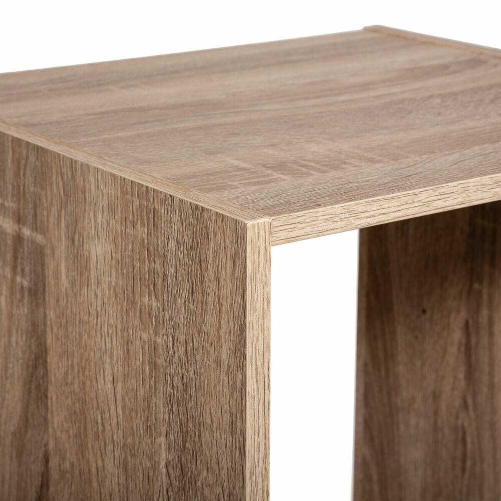 5five Simply Smart Regal Mix N Modul 4x1 Eiche-Optik, Holzspahn, Beige, 134 x 34.5 cm, 173686