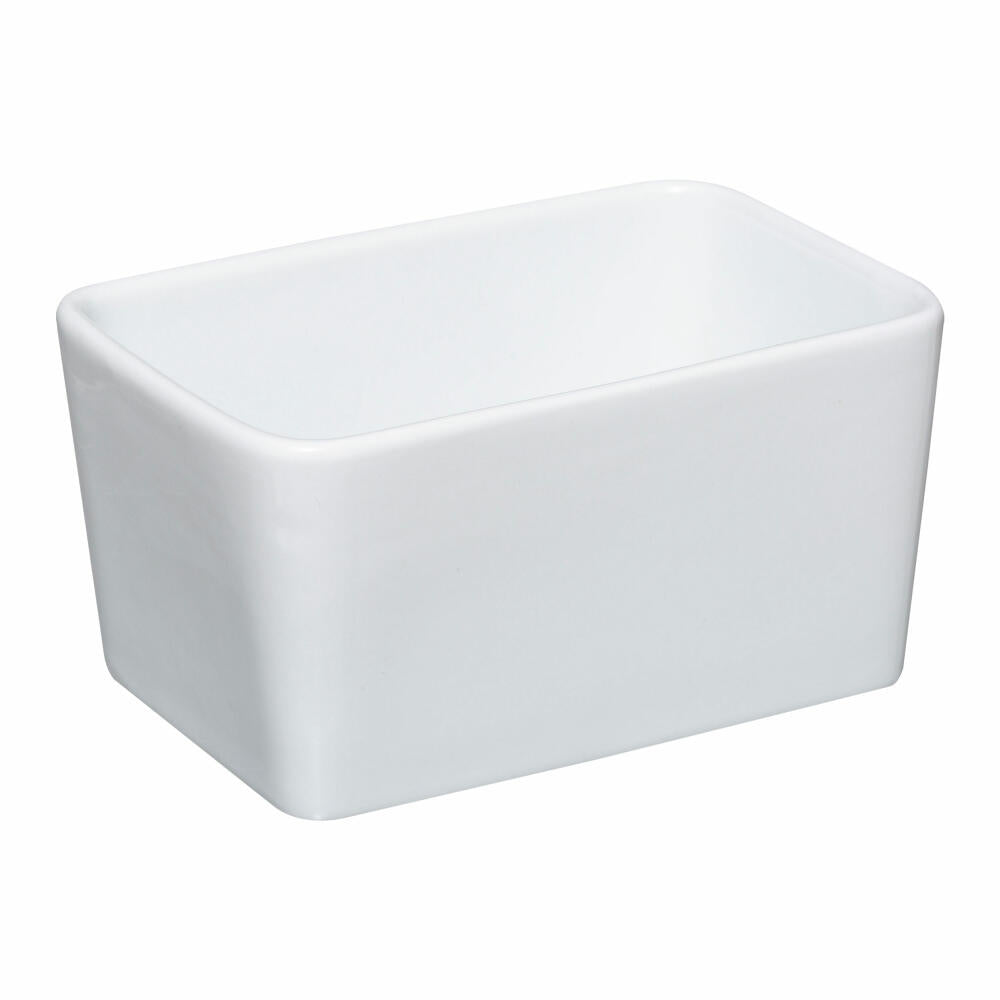 5Five Simply Smart butter dish with spreading knife, butter dish, ceramic, bamboo, 13.5 x 9.3 cm, 179609