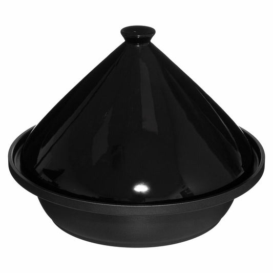5five Simply Smart Tagine-Topf, Schmortopf, Keramik, Schwarz, 30 cm, 172977