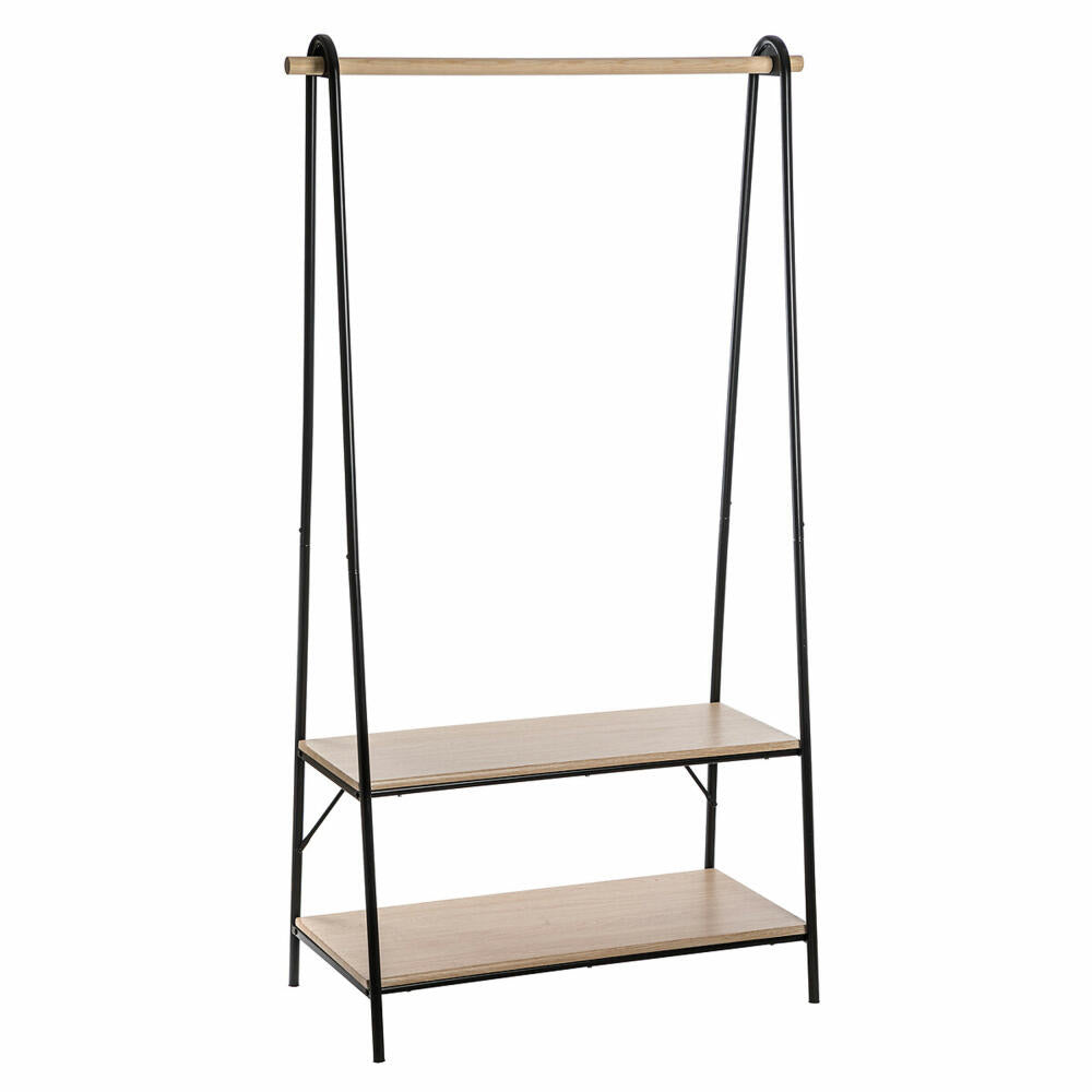 5five Simply Smart Kleiderständer Jano, Metall, MDF, Schwarz, 165 cm, 160406