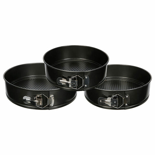 5five Simply Smart Springform-Set 3-tlg., Backformen, Stahl, Aluminium, Schwarz, 22-26 cm, 100147