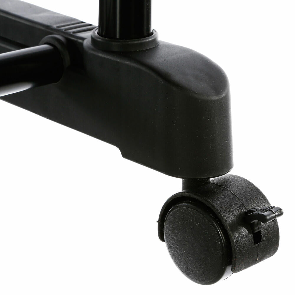 5five Simply Smart Doppel-Rollkleiderständer Icare, Stahl, PP-Kunststoff, Schwarz, 170 cm, 105343