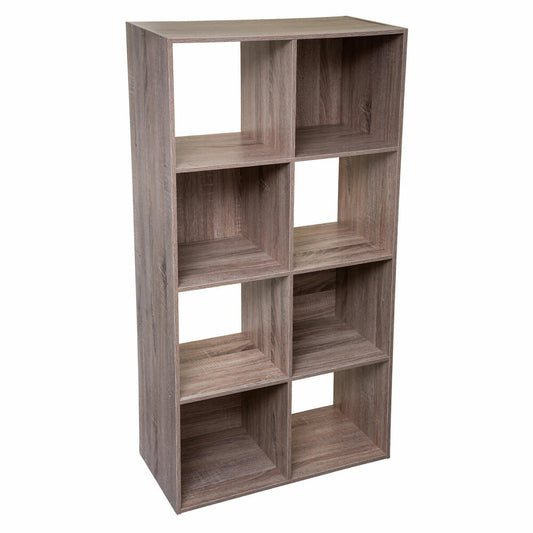 5five Simply Smart Regal Mix N Modul 2x4 Eiche-Optik, Holzspahn, MDF, Beige, 134 x 67.5 cm, 160478