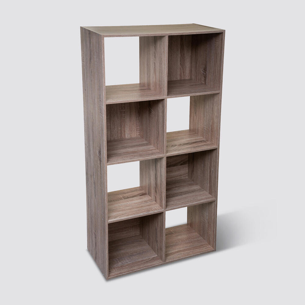 5five Simply Smart Shelf Mix N Module 2x4 Oak Look, Wood Chips, MDF, Beige, 134 x 67.5 cm, 160478