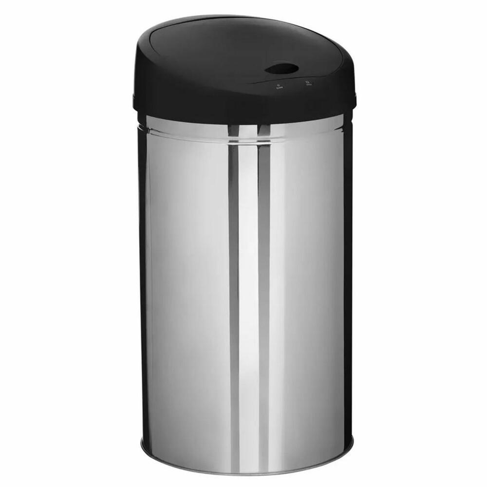 5five Simply Smart Automatic Trash can Sensor, Waste bin, Stainless steel, ABS plastic, Silver, 42 L, 164607