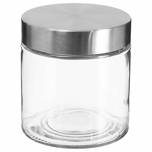 5five Simply Smart Einmachglas Nixo, Vorratsglas, Glas, Stahl, Transparent, 750 ml, 135296