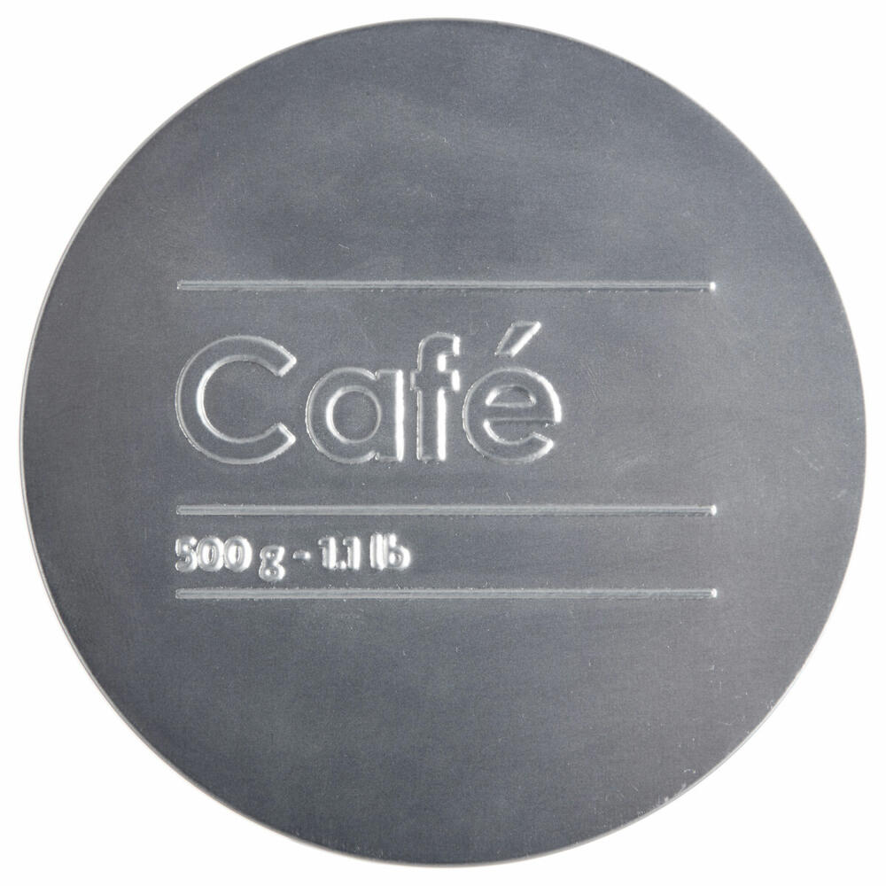 5five Simply Smart Kaffeedose Black Edition, Weißblech, Schwarz, für 500 g Kaffee, 136302