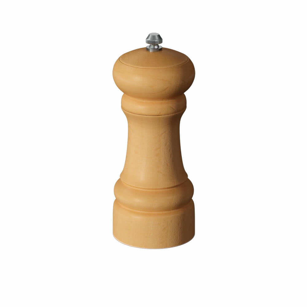 5five Simply Smart Salz- oder Pfeffermühle Bistrot, Gewürzmühle, Buchenholz, Braun, 14 cm, 136326