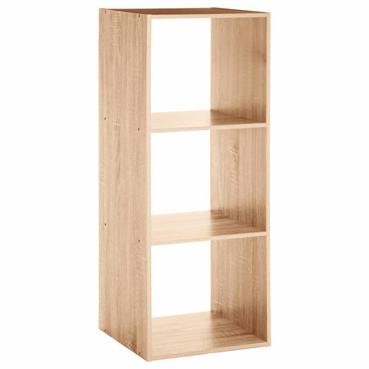5five Simply Smart Regal Mix N Modul 3x1 Eiche-Optik, Holzspahn, Beige, 100.5 x 34.5 cm, 138907