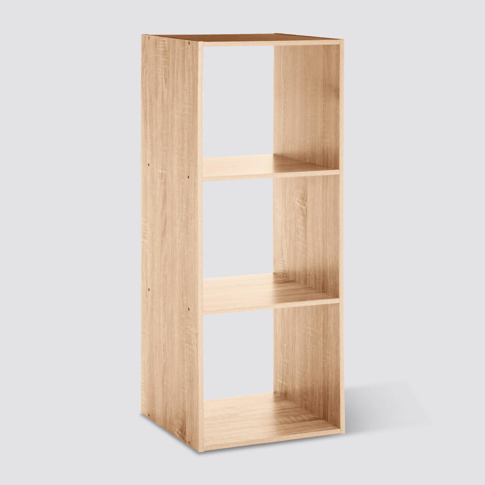 5five Simply Smart Shelf Mix N Module 3x1 Oak Look, Wood Chips, Beige, 100.5 x 34.5 cm, 138907