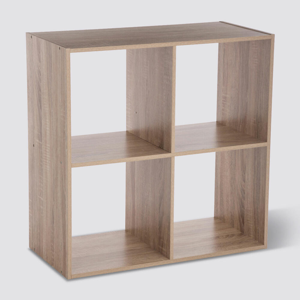 5five Simply Smart Shelf Mix N Module 2x2 Oak Look, Wood Chips, Beige, 67.5 x 67.5 cm, 138908