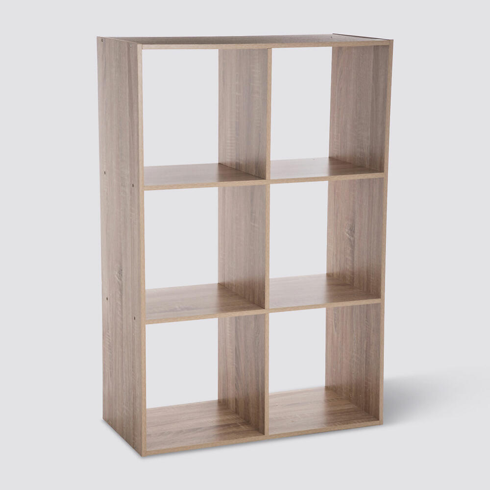 5five Simply Smart Shelf Mix N Module 2x3 Natural Wood Look, Wood Chips, Beige, 100.5 x 67.5 cm, 138909