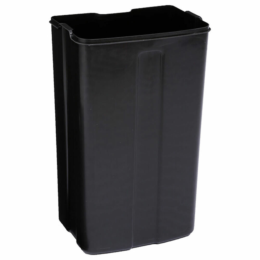 5five Simply Smart Pedal Waste Bin Ariane, Trash can, stainless steel, plastic, black, 30 L, 133684