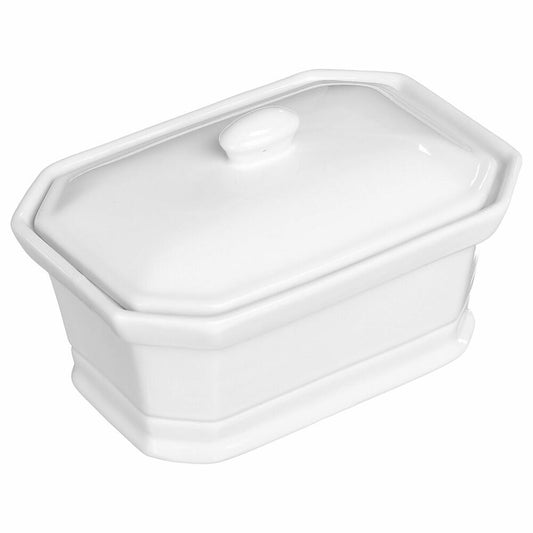5Five Simply Smart Mini Oven Dish, Baking Dish, Terrine Dish, Ceramic, White, 135127