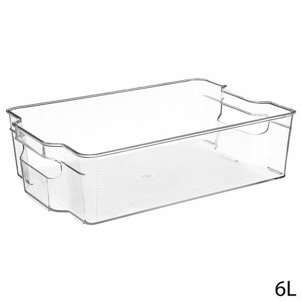 5five Simply Smart Refrigerator Storage Box Smart Fridge, PET Plastic, Transparent, 6 L, 135152